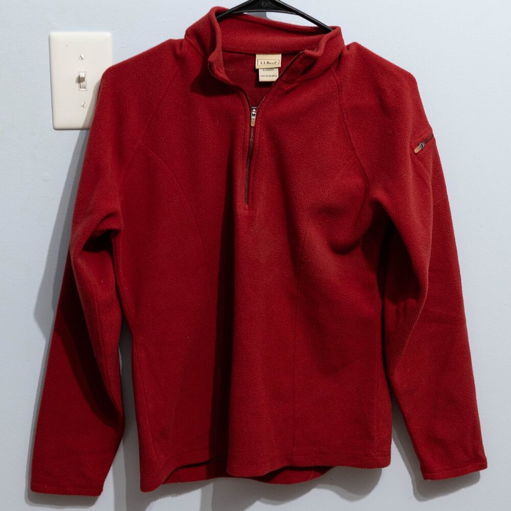 L.L bean red sweater